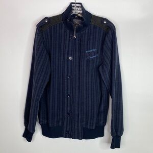 Petrol Precision Engine Muscle Navy Blue Jacket Large